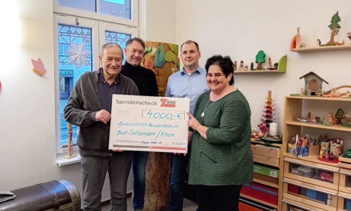 Spende 4000 € / Z-Bau GmbH &amp; Co. KG